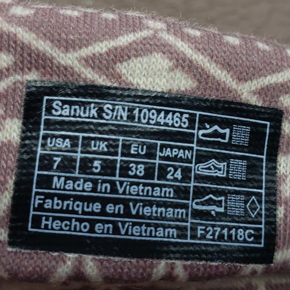 NWOT Sanuk Yoga Sling Ojai Folk 1094465 US 7 - Picture 7 of 8